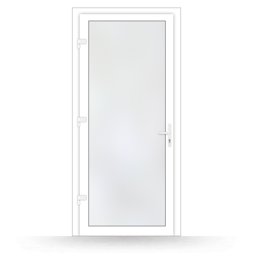 Porte de service Anvers blanche 90x200 cm