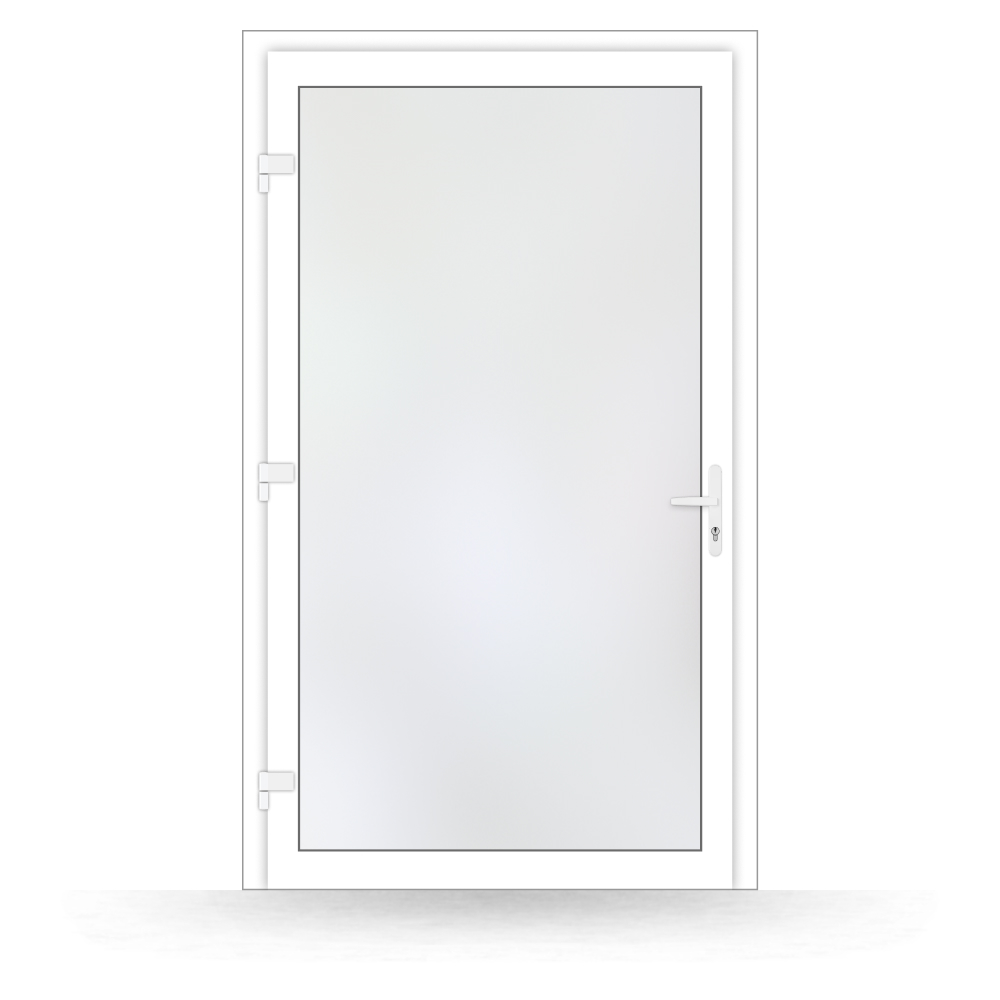 Porte de service Anvers blanche 120x200 cm