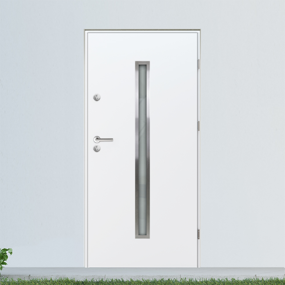 Porte de service Jurbise blanc