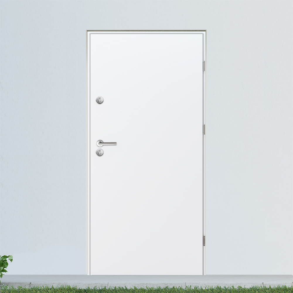 Porte de service Welkenraedt blanc