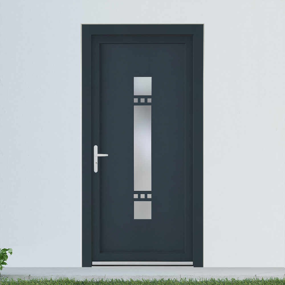 Porte de service Furnes anthracite