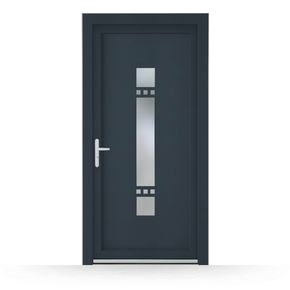 Porte de service Furnes anthracite