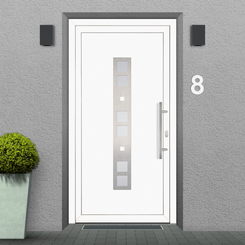 porte entree pvc beziers facade