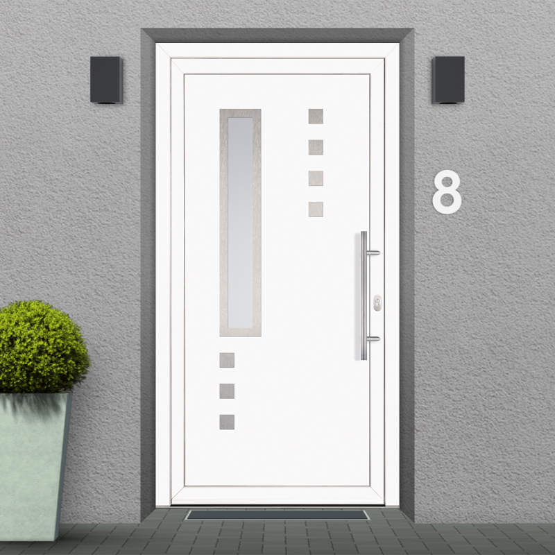 porte entree pvc facade