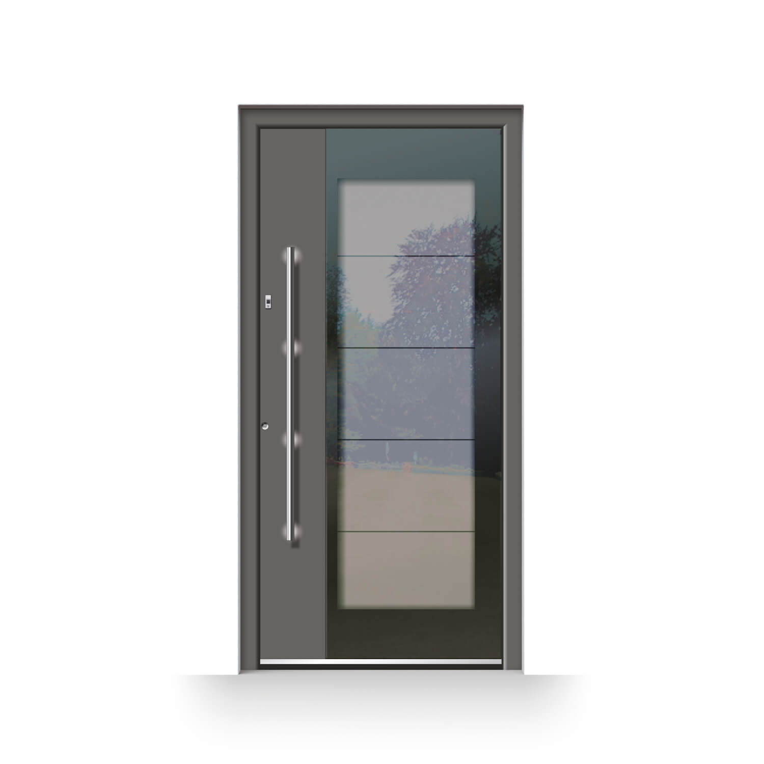 porte d'entree alu troyes led