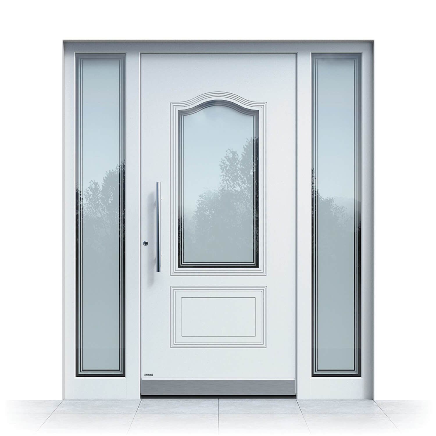 porte d'entree alu cherbourg blanche