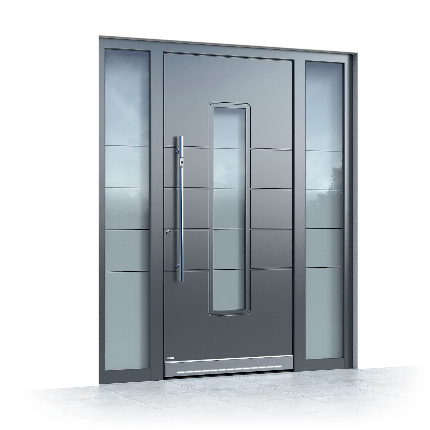 porte d'entree alu clamart anthracite