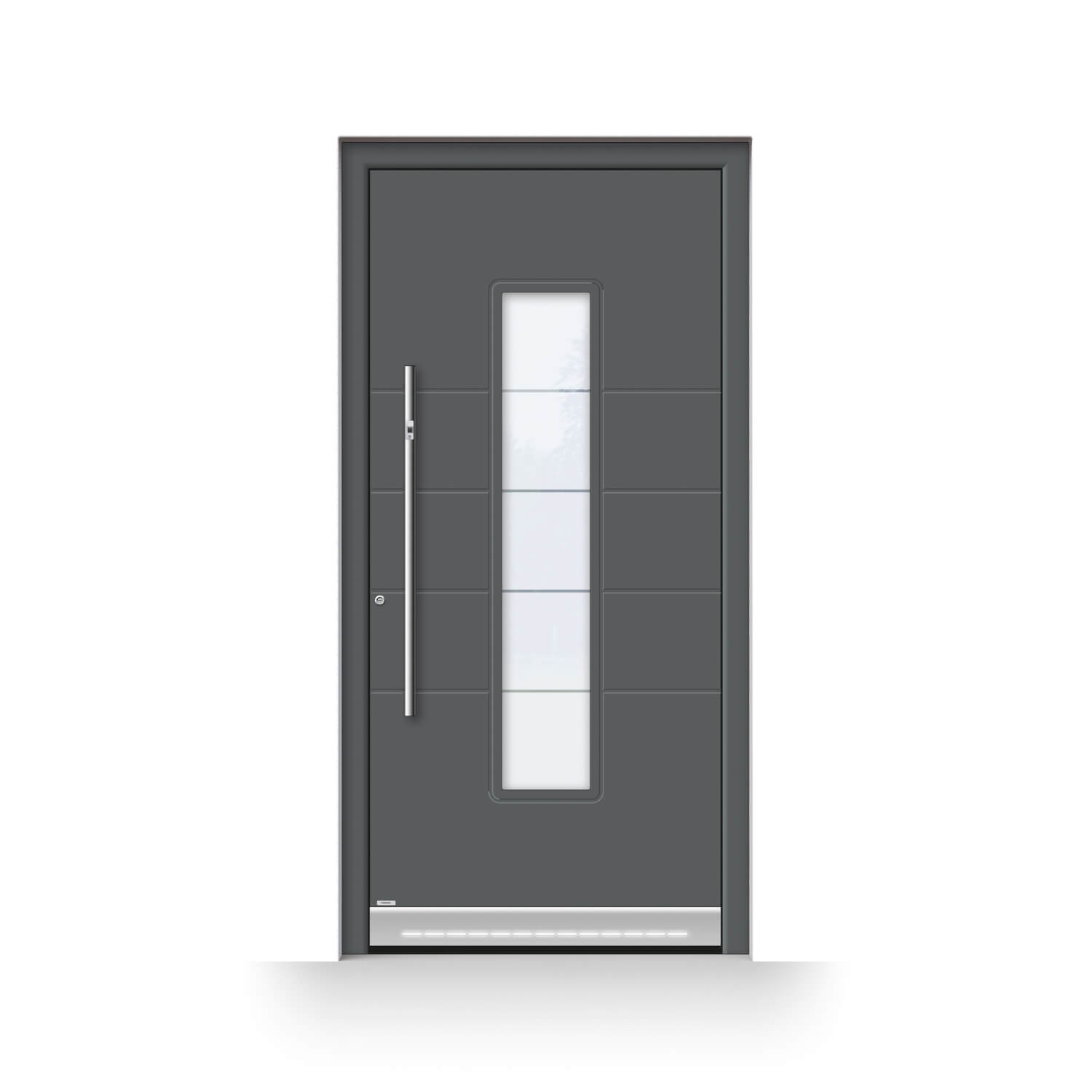 porte d'entree alu clamart led