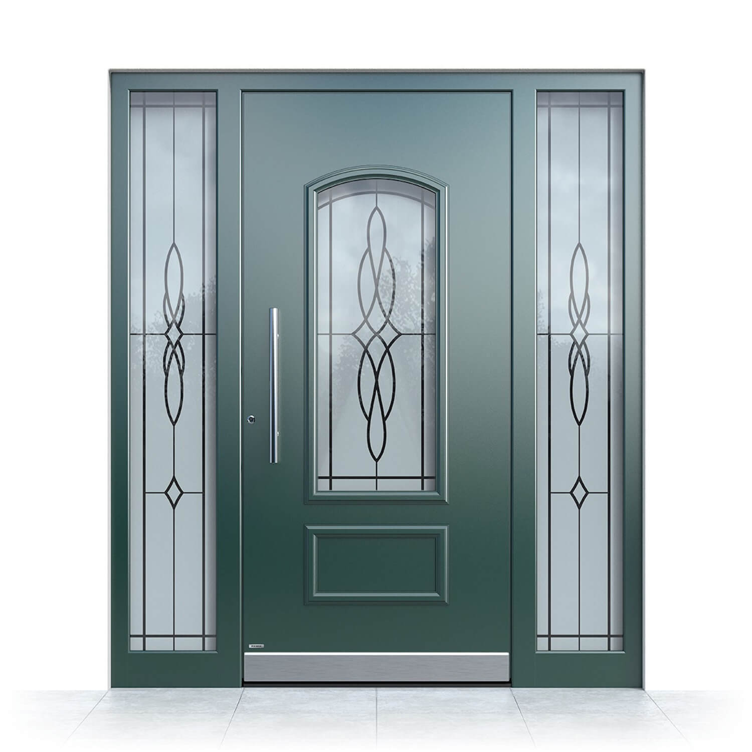 porte d'entree alu chelles tierce verte 