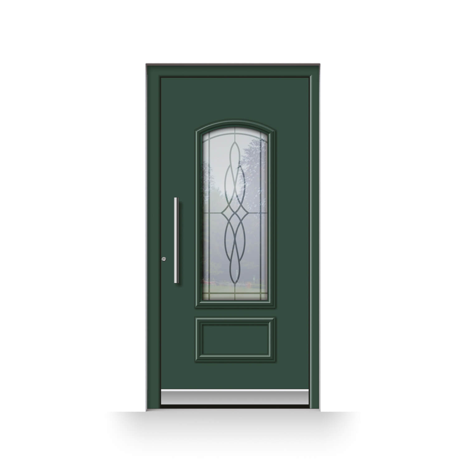 porte d'entree alu chelles verte