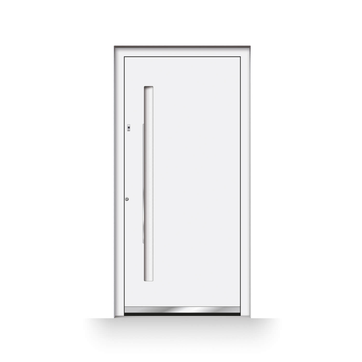 porte d'entree alu cholet grise