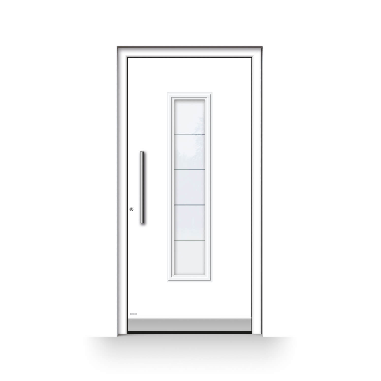 porte d'entree alu hyeres blanche