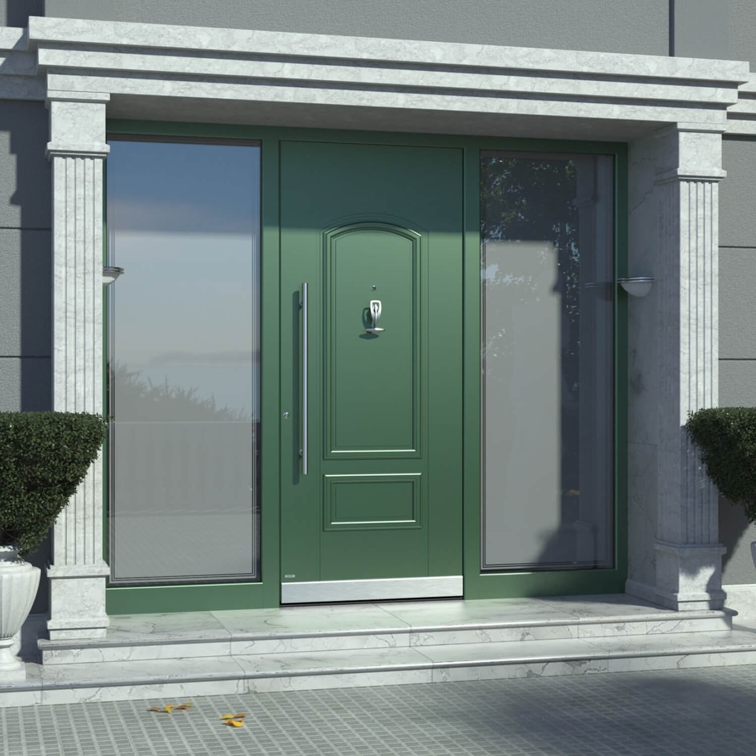 porte d'entree alu verdun facade