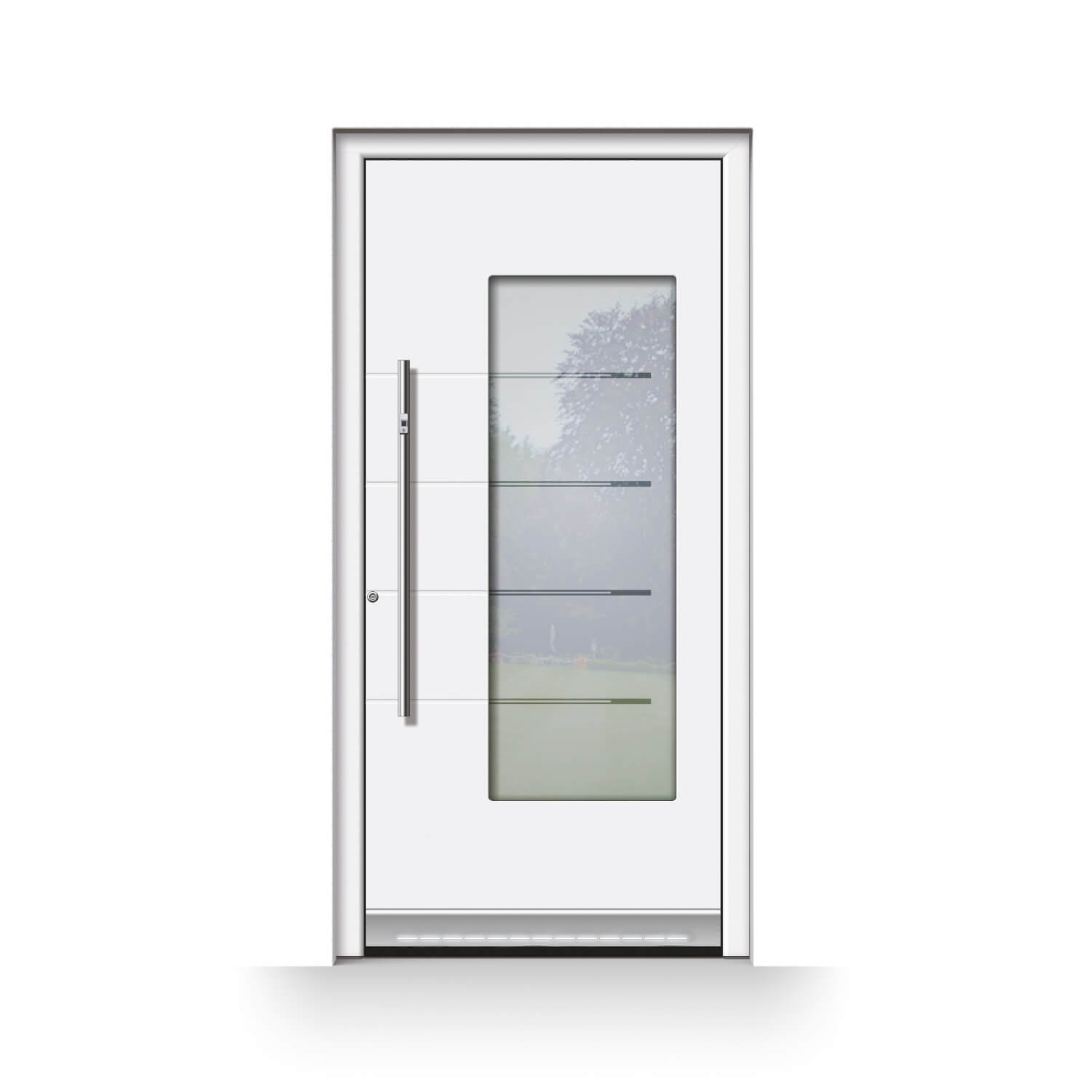 porte d'entree montreuil lumiere LED