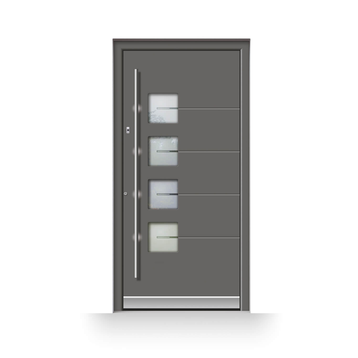 porte d'entree alu orleans LED