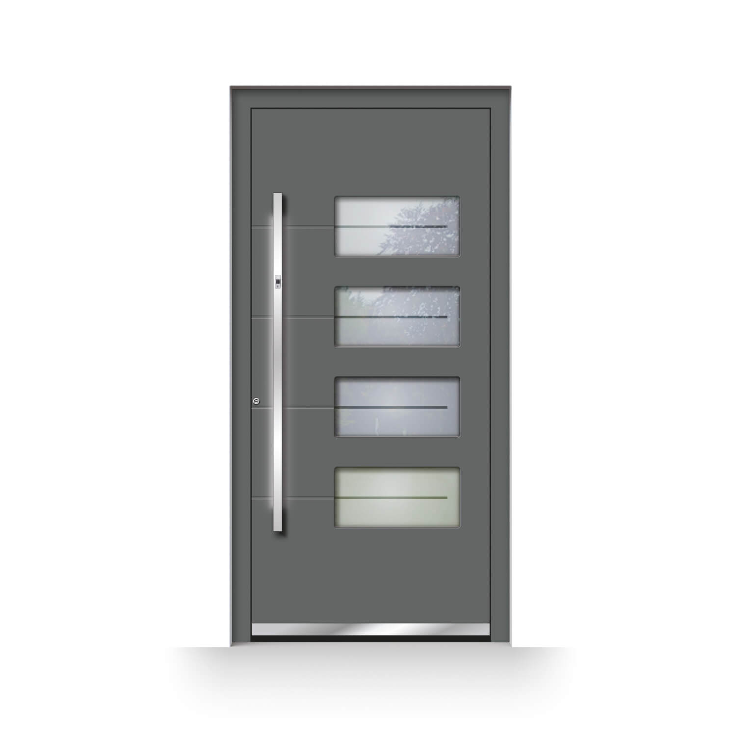 systeme empreinte digitale porte entree