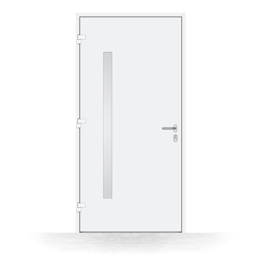 Porte d'entrée Ciney, vue intérieure