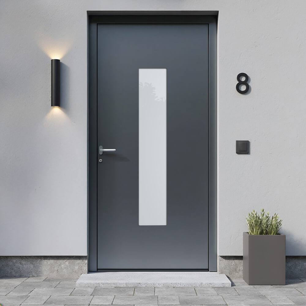 Porte d'entrée Aubange, installation