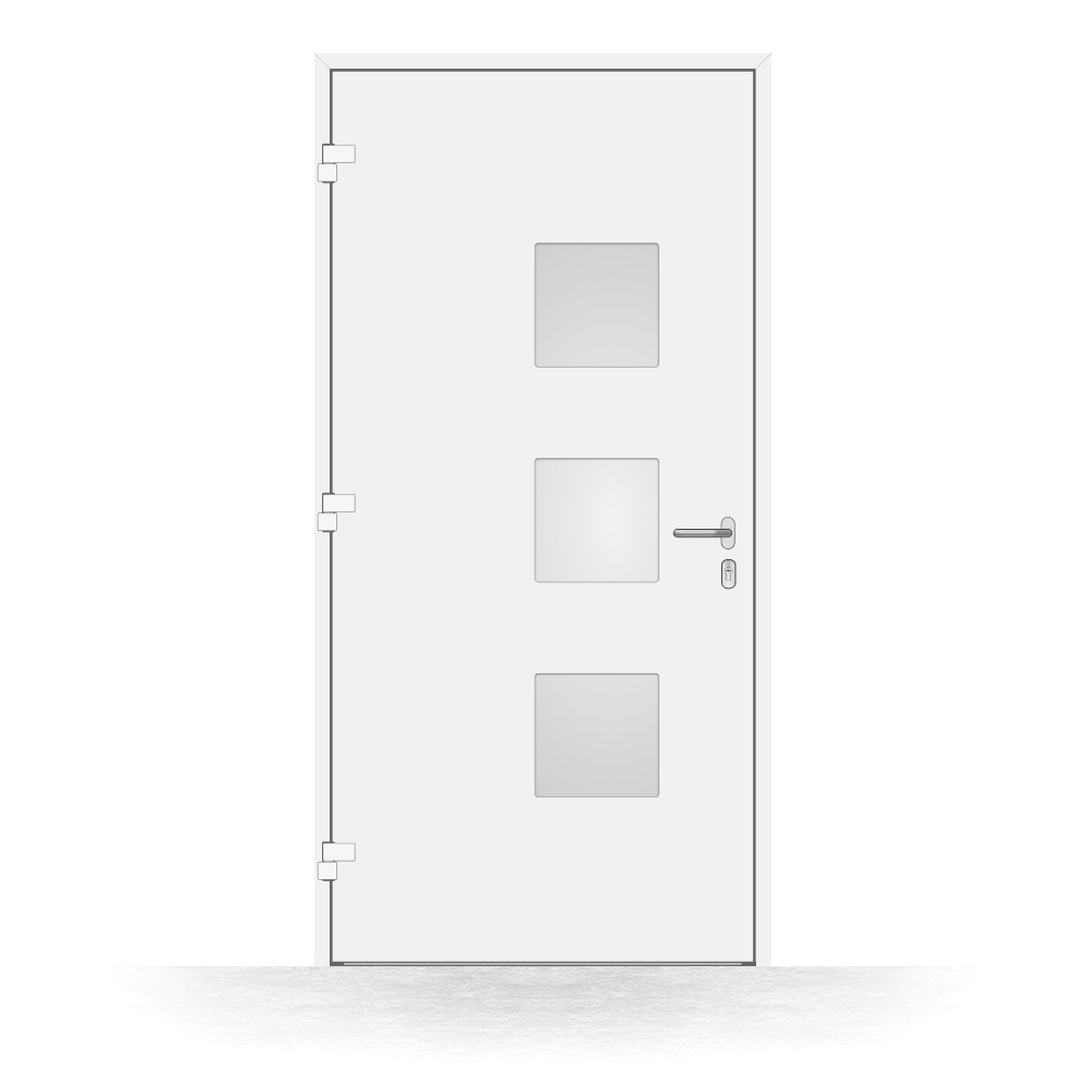 Porte d'entrée Bastogne, vue intérieure