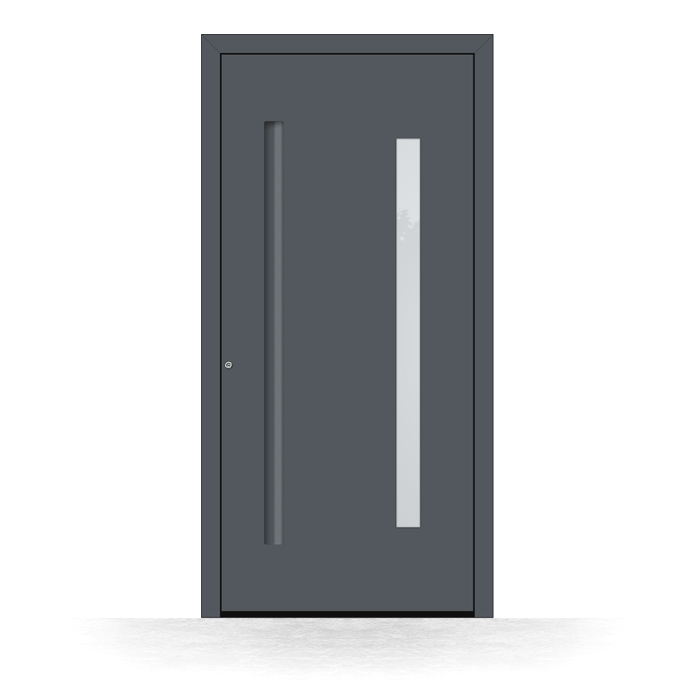 Porte d'entrée Ciney, vue extérieure