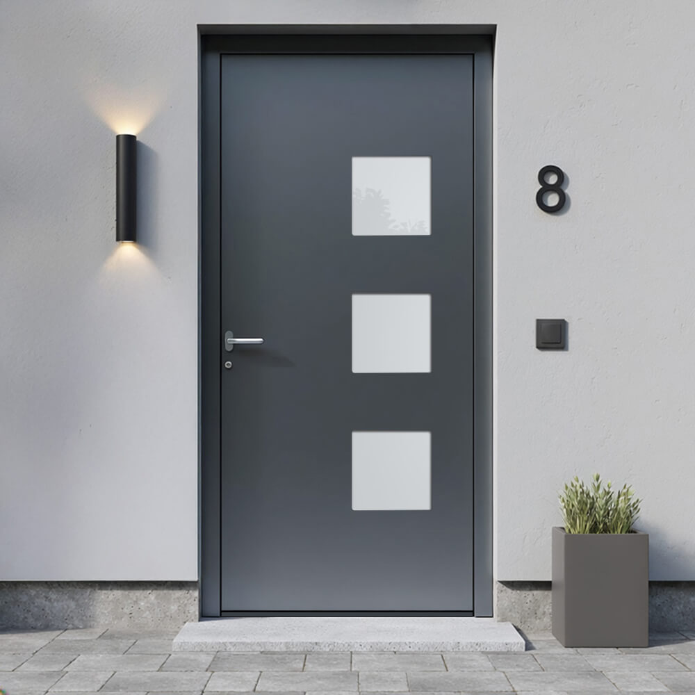 Porte d'entrée Malmedy, installation