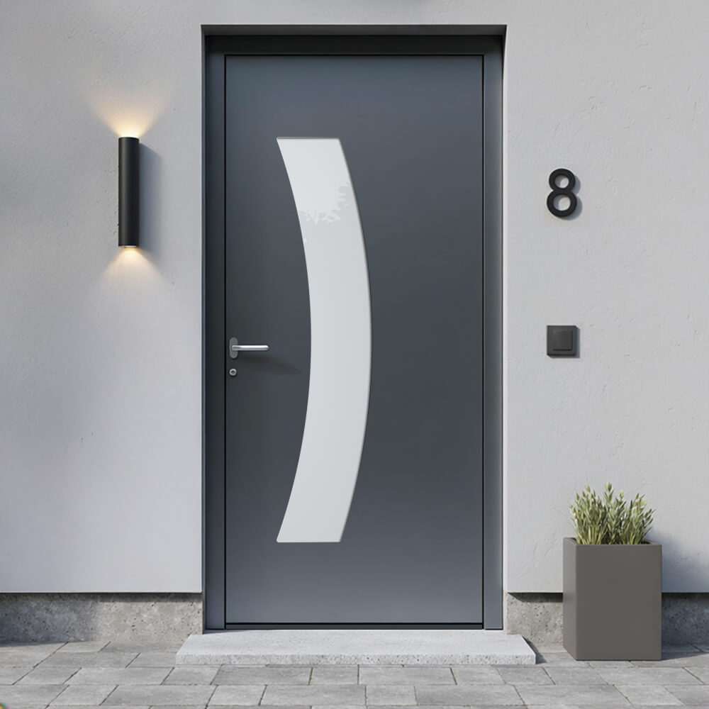 Porte d'entrée Visé, installation