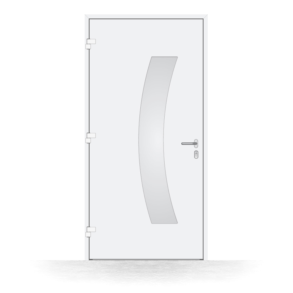 Porte d'entrée Visé, vue intérieure