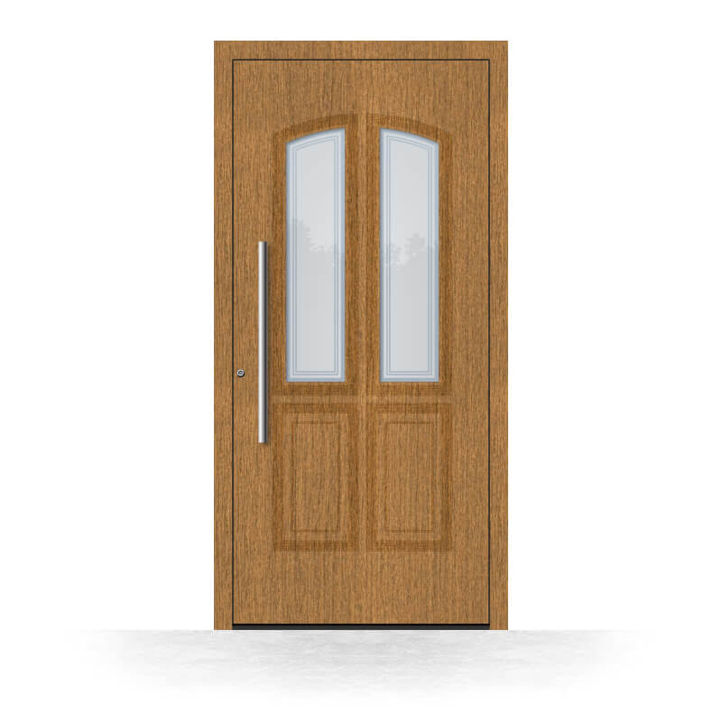 Porte d'entrée Hannut en chêne