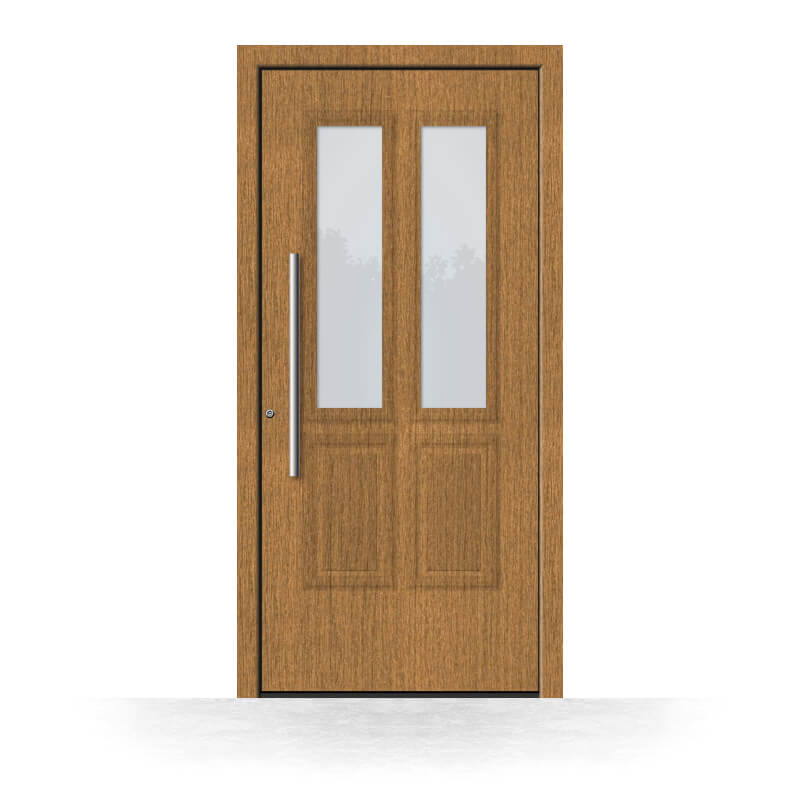 Porte d'entrée Profondeville en chêne