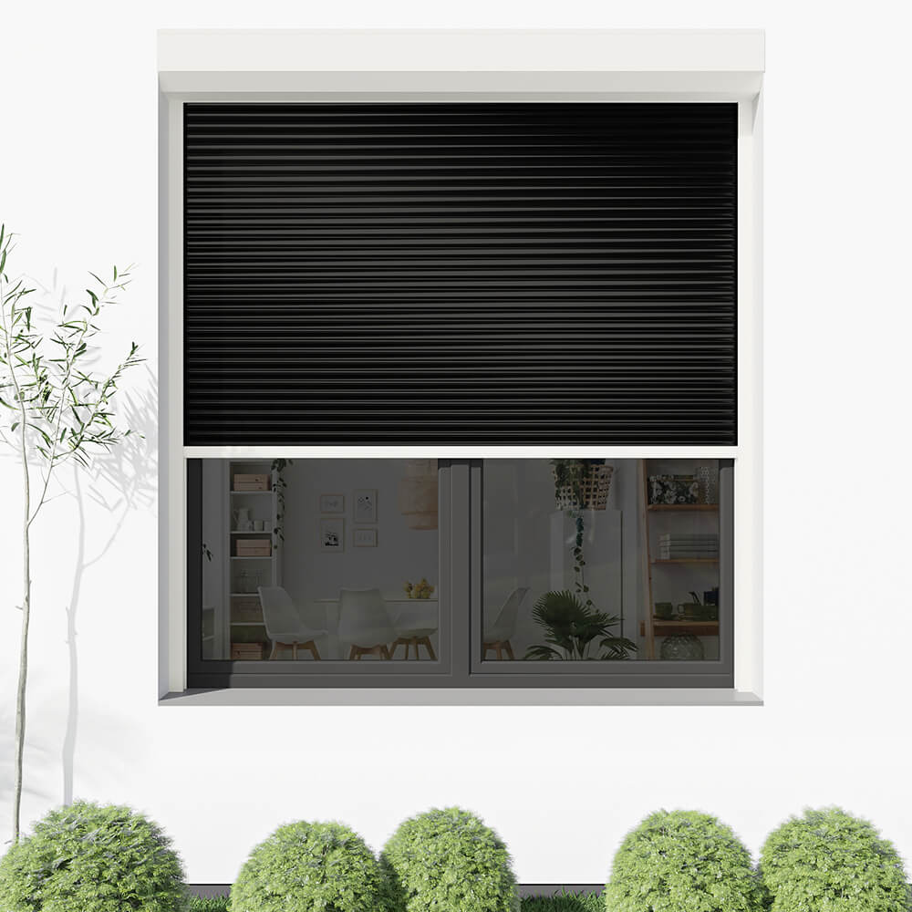 Volet roulant noir