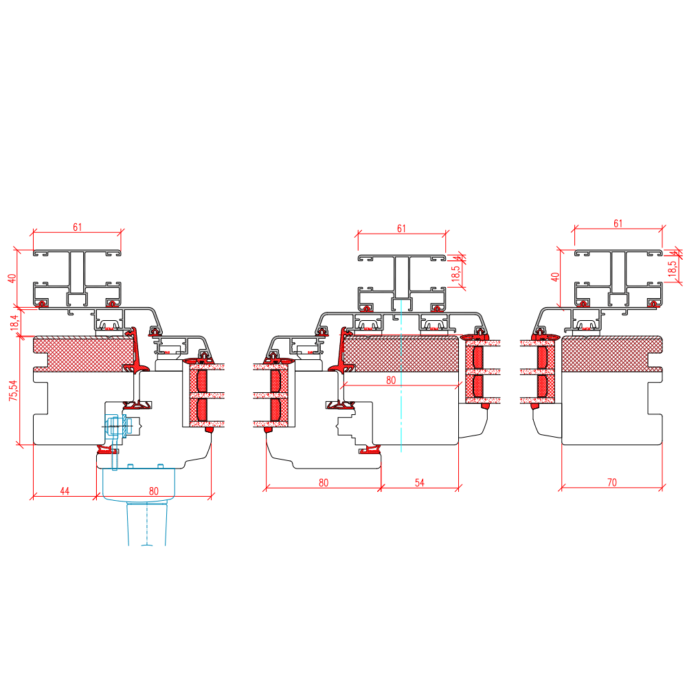  Eco Idealu Classicline - Baie avec volet intégré - Illustration horizontale 