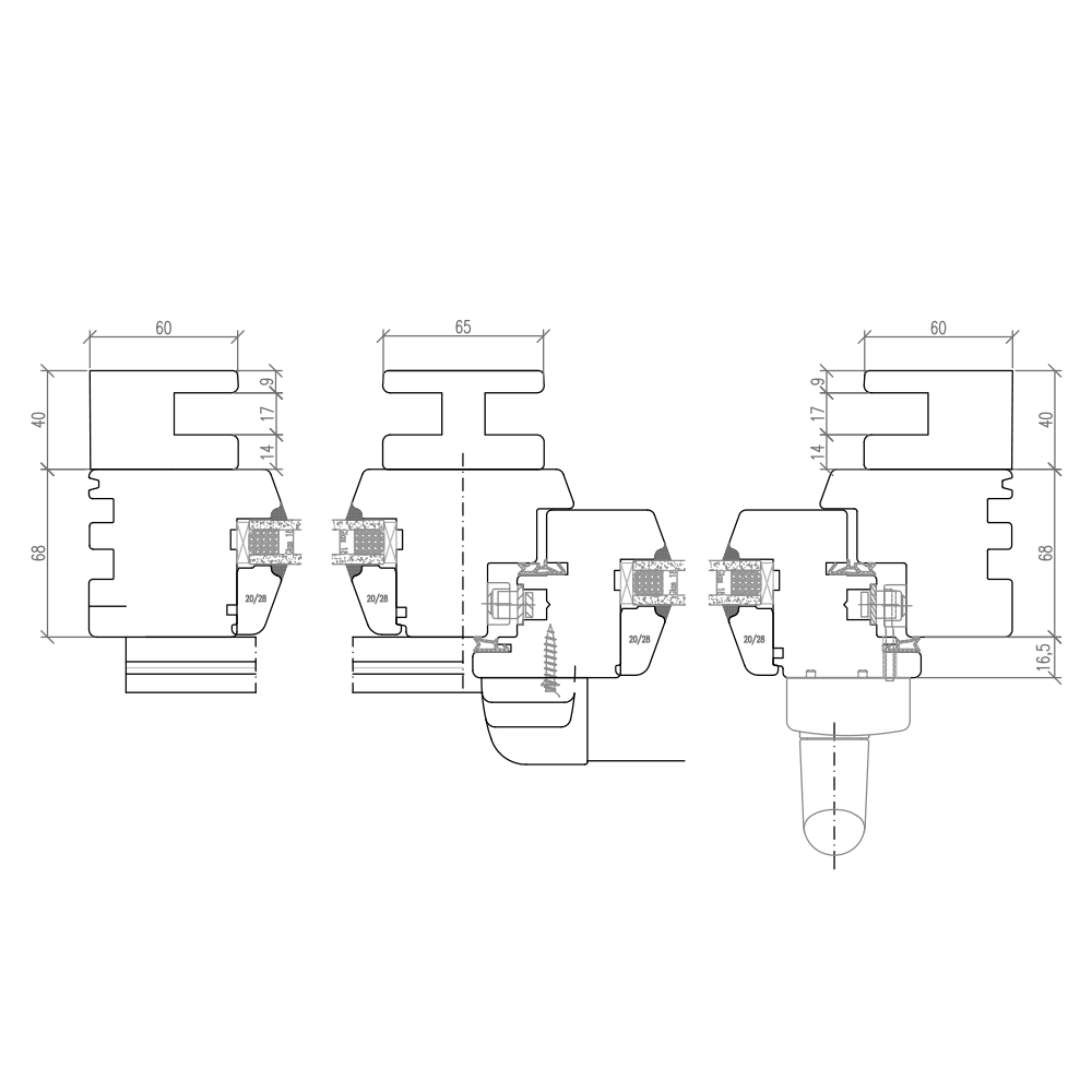 IV 68 - Baie avec volet intégré - Illustration horizontale
