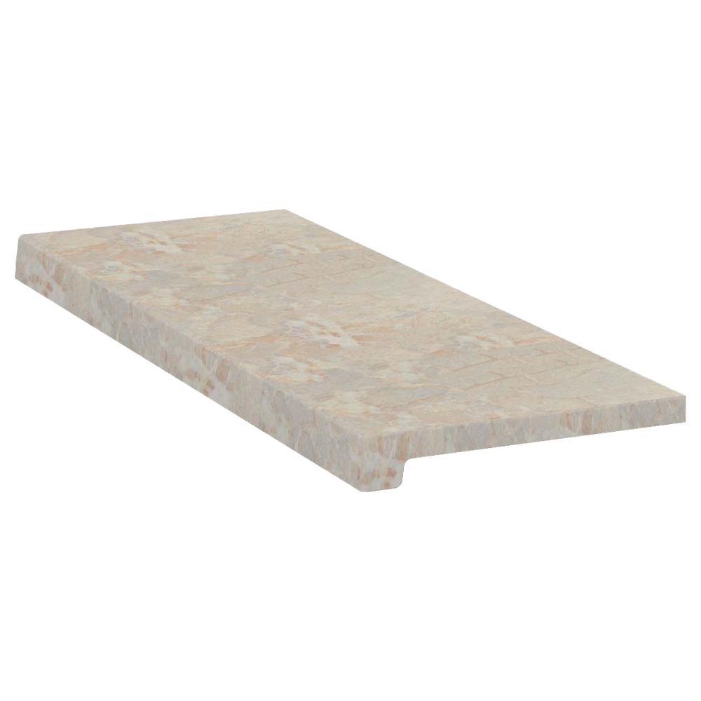 Appui de fenêtre intérieur Werzalit exclusiv en marbre beige