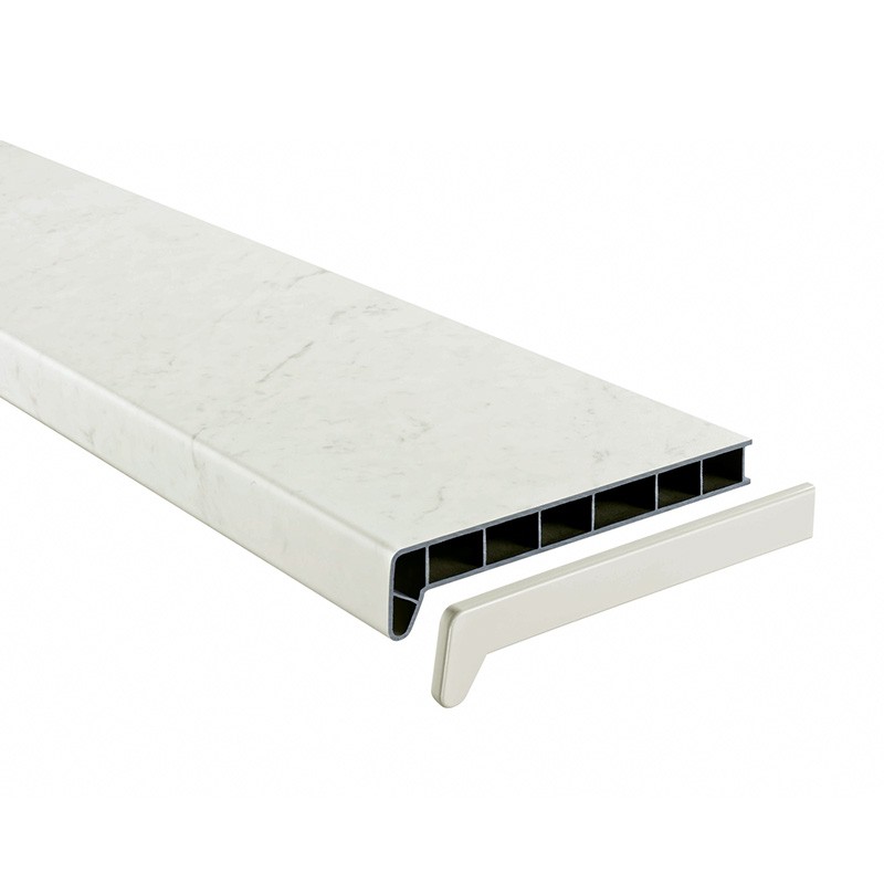 Appui de fenêtre PVC marbre rebords extérieurs