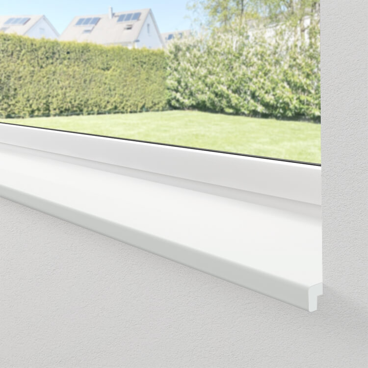 Appui de fenêtre blanc