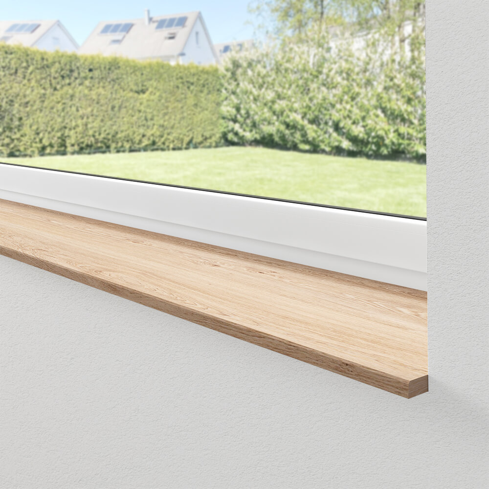 Appui de fenêtre intérieur Werzalit compact acacia