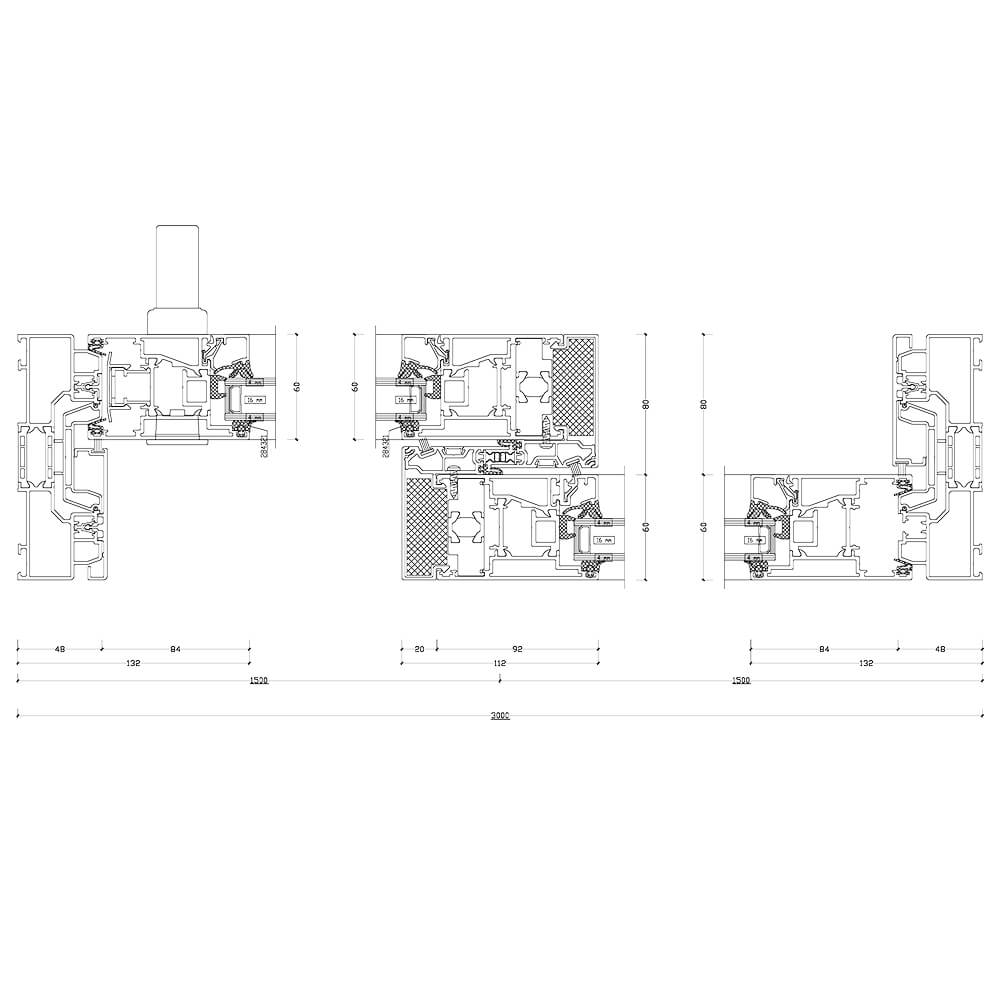 ASE 60 : Coupe totale B