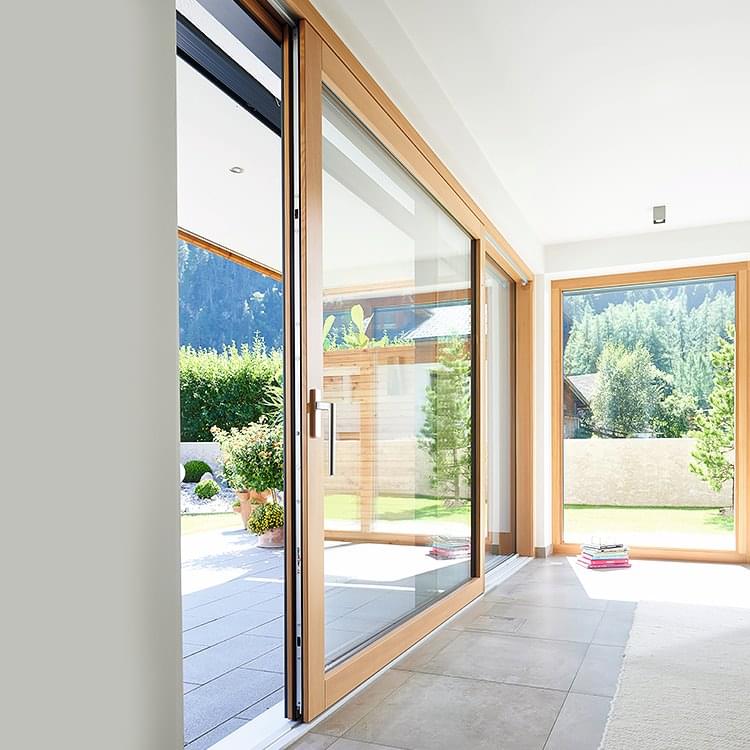 Fonctionnement baie soulevante-coulissante bois-alu IDEALU