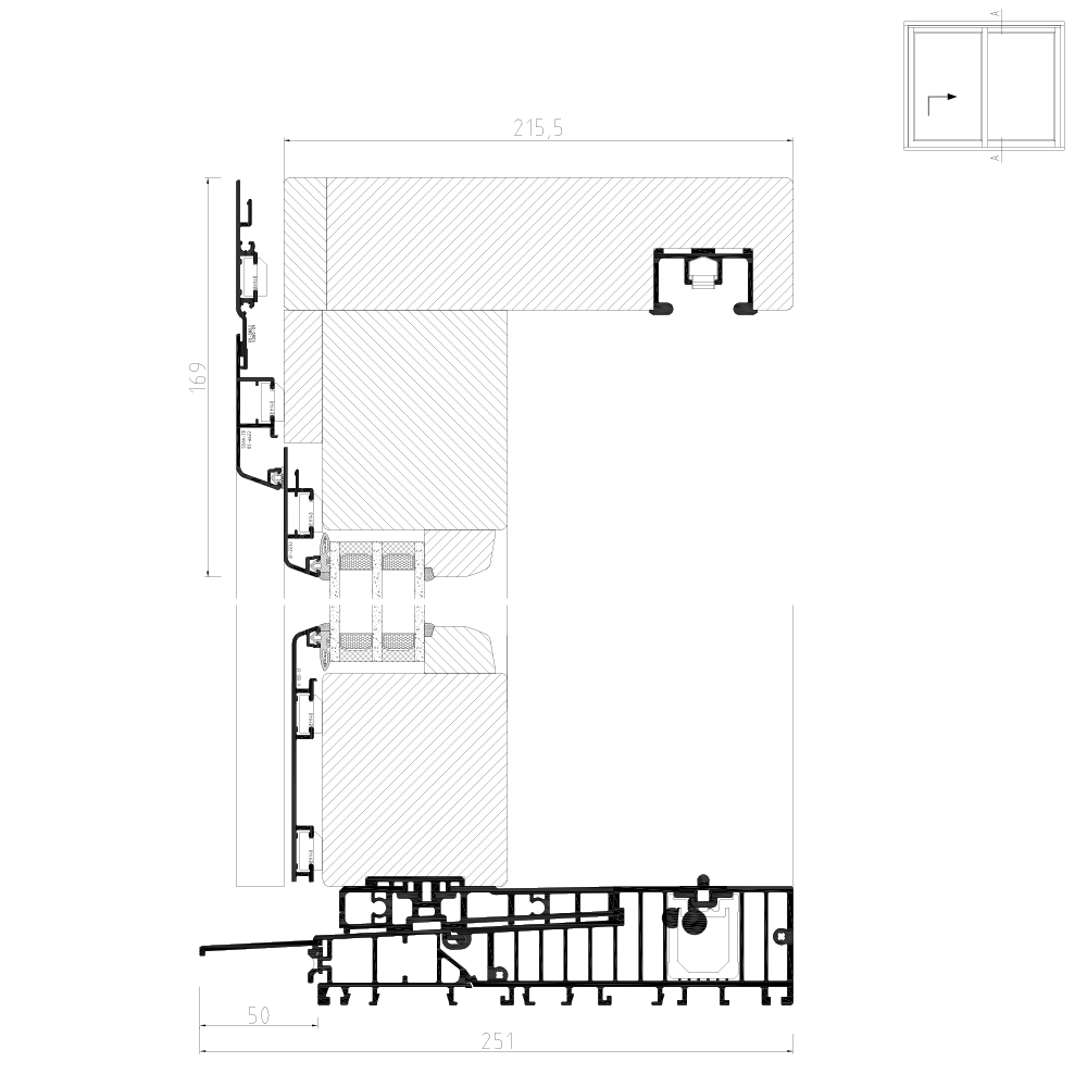 Idealu IV 78 - Illustration détaillée de la partie centrale Schéma A