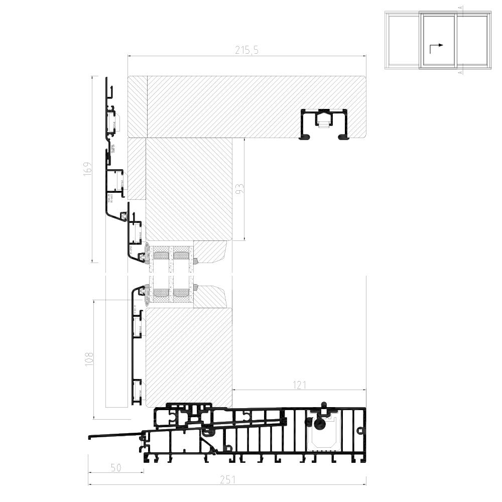Idealu IV 78 - Illustration détaillée de la partie centrale Schéma G