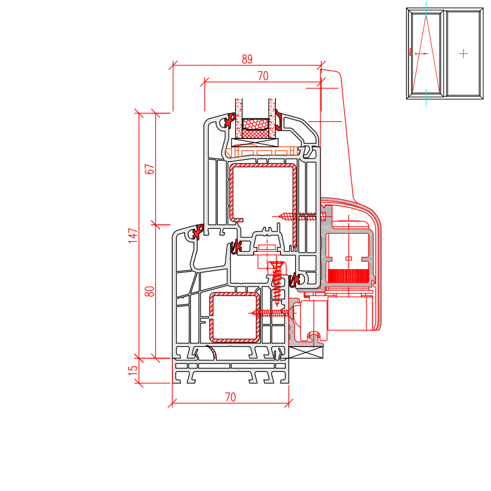 Ideal 4000 - Élargisseur de cadres 15 mm