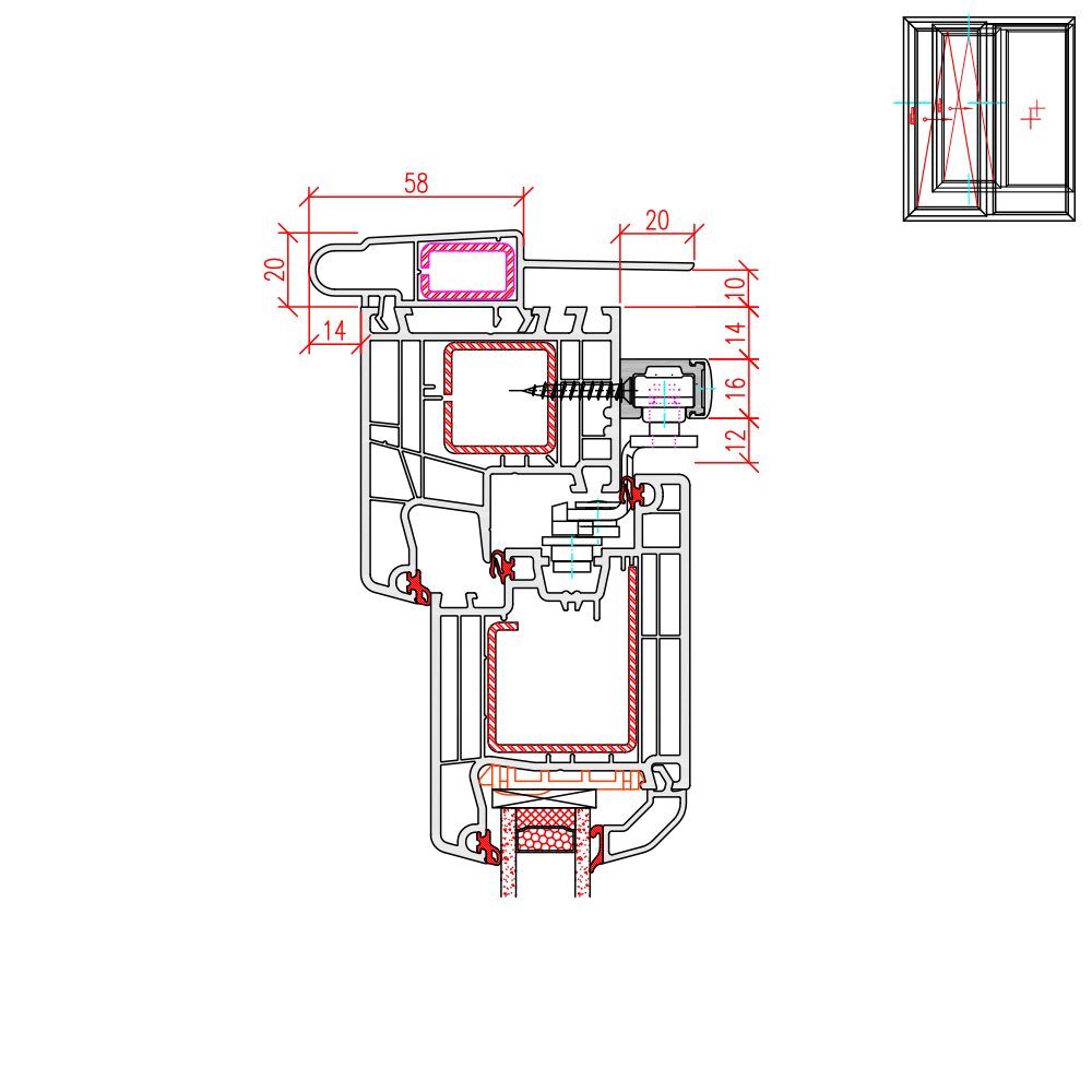 Ideal 4000 - Couvercles des volets roulants pour nouvelle construction 