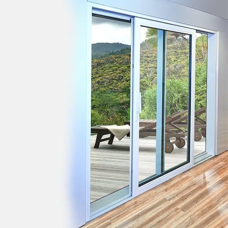 Baie soulevante-coulissante PVC-Alu ouverte