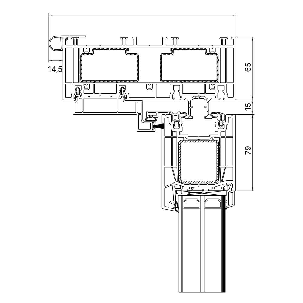 Premidoor 76 caisson volet roulant construction neuve