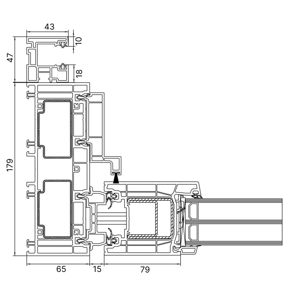 Premidoor76 glissières construction neuve