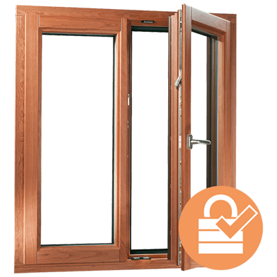 fenêtre mixte en bois-aluminium plus sécurisée