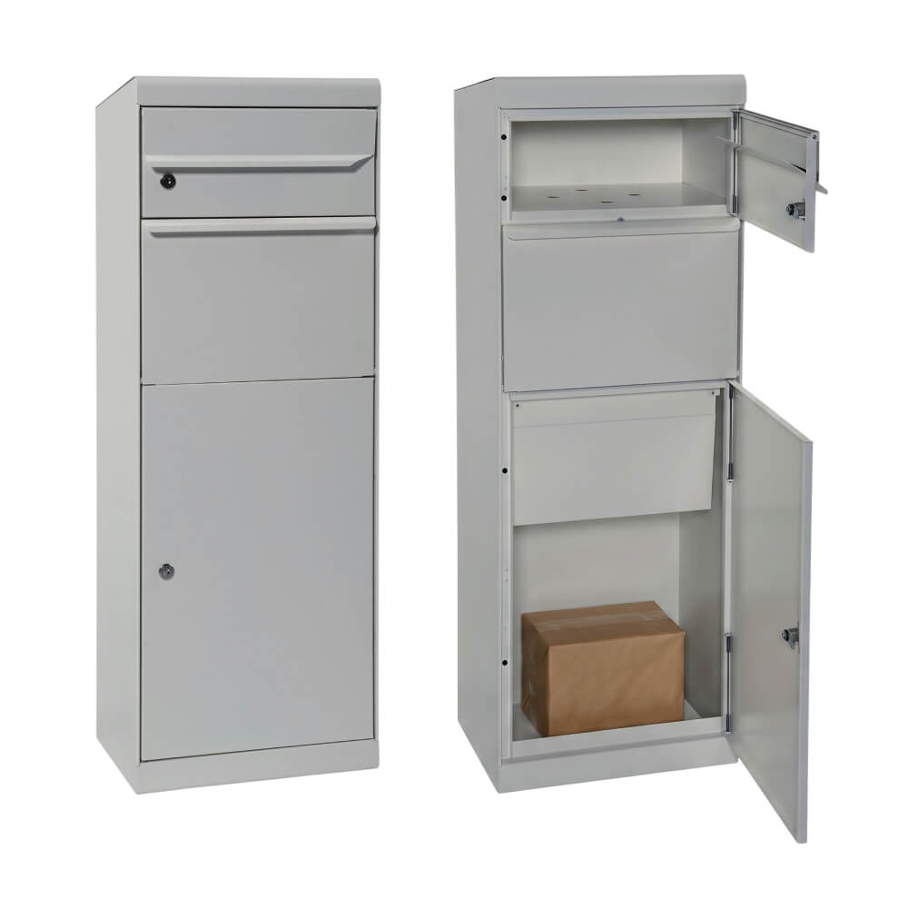 Boîte à colis MEFA Maple en aluminium blanc
