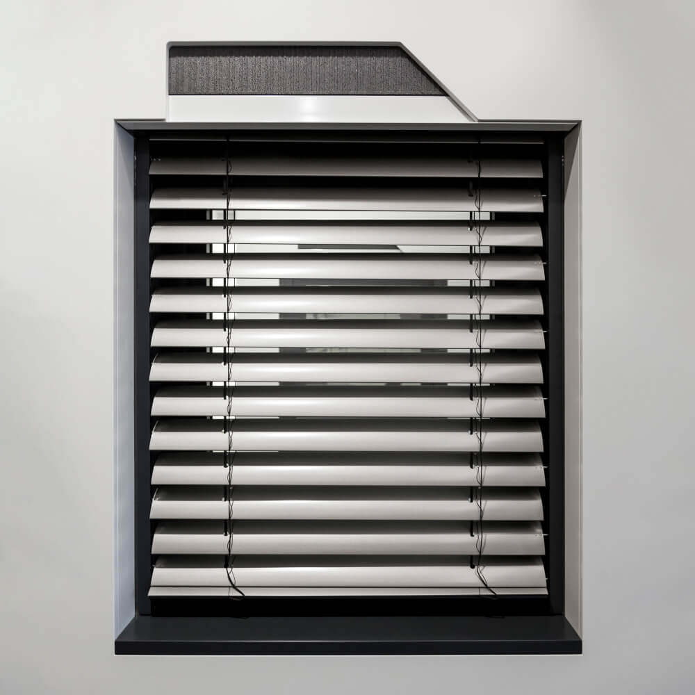 Lames du brise-soleil orientable (BSO) fermées 