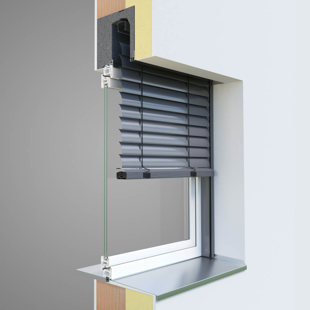 brise-soleil intégré premium