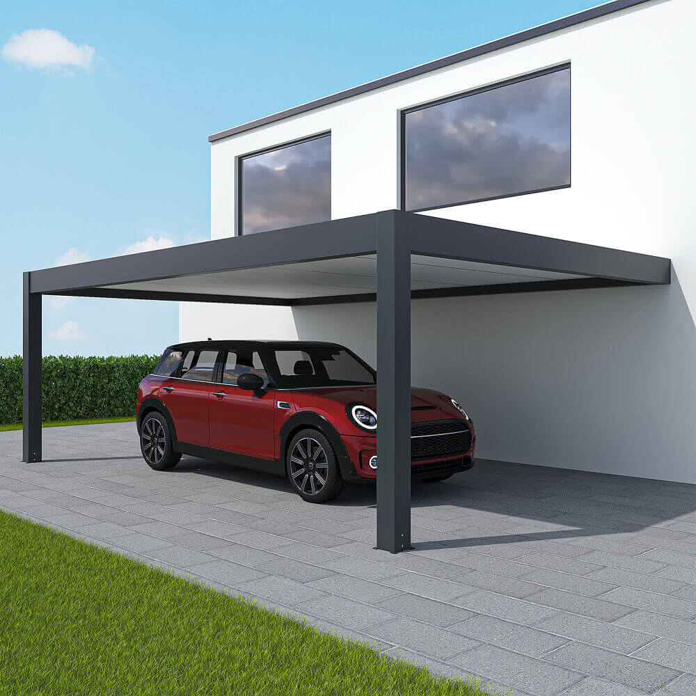 Carport 4 x 6 m installation